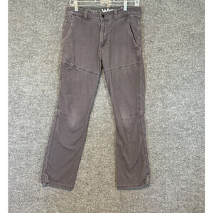 Wrangler ATG Pants Mens 30x30 Gray Straight Leg Hiking Outdoors All Terrain Gear